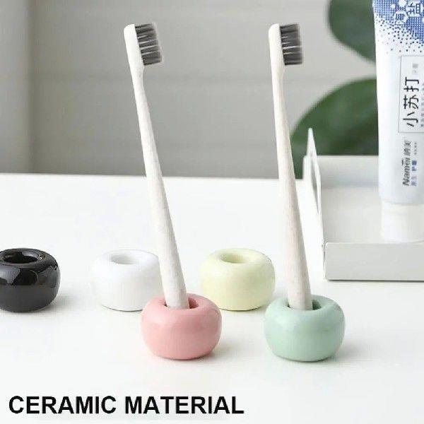 Simple Toothbrush Holder Moisture-proof Thick And Round