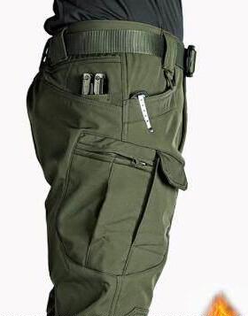 Men Straight Leg Cargo Pants Loose Casual Tactical Work