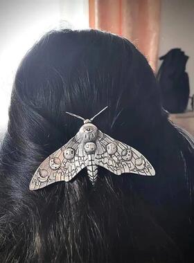 Moth Decor Hair Clip Vintage Gothic Hair Pin Hair Accessorie