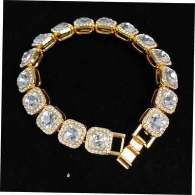 men necklace Y2K hip hop best hiphop square candy full gold