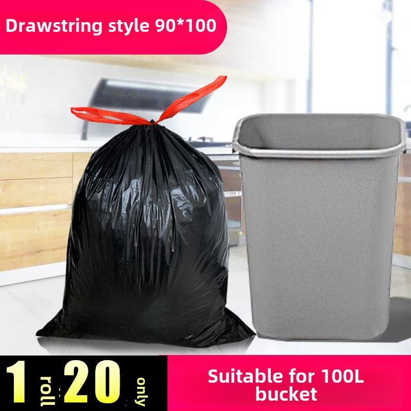 Garbage bags portable kitchen large trash can plastic bag