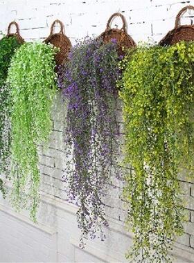 Artificial Hanging Plants Vines Fake Flower Willow Rattan