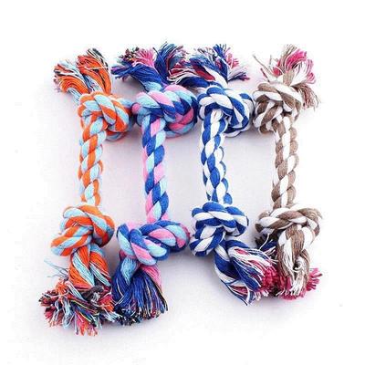 dog toys bite knotted rope dog toy pet puppy chew bites plus