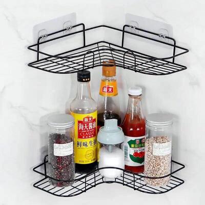 Non Perforated Bathroom, Bathroom, Triangle Shelf浴室置物架