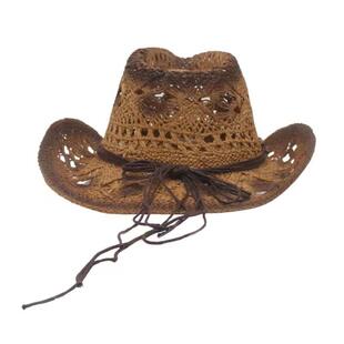 New women's beach hat cowboy straw caps sun hat 西部牛仔草帽