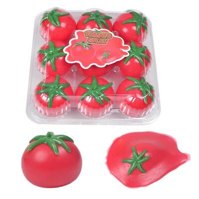 Tomato Squeeze Ball Stress Fidget soft toys Splat Sticky玩具