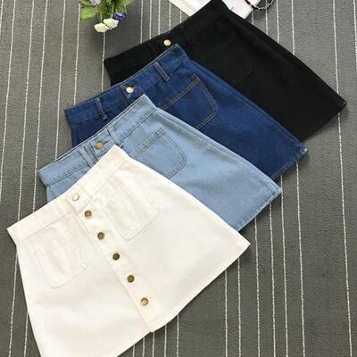 2018 Summer Women Mini Skirts High Waist A-Line Skirt ladies