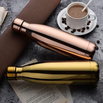 新款 vacuum ulated stainless water bottle, double wall