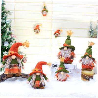 christmas decoration tree Scarecrow faceless doll pendant
