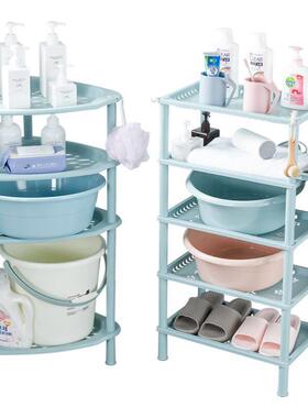 Bathroom corner rack storage Shower racks shelf No punching