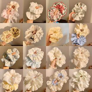 3/5/Pcs Silk Scrunchies Print Leopard Scrunchie Set Elastic