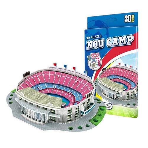Palm Size DIY 3D Football Field Puzzle Mini Soccer Stadium B