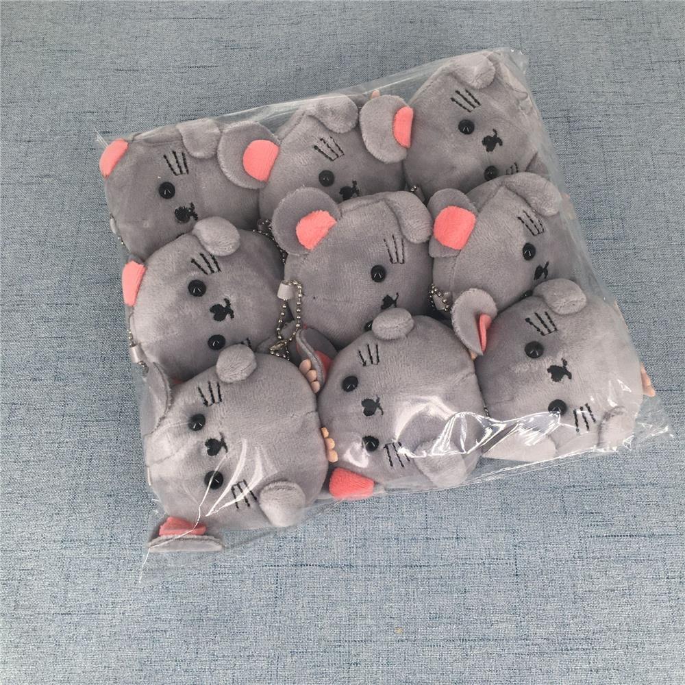 9PCS Mouse Doll , Stuffed Plush Animal Mouse Gift , Keys Pen