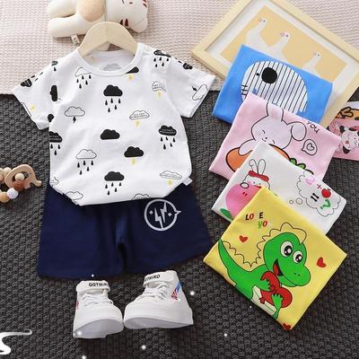Summer Infant Newborn Baby Boy Clothes Children Clothing Set