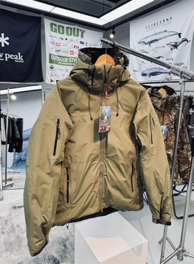 Ander Jurnal 户外滑雪羽绒服男全天候防风全压胶硬壳级外套男女