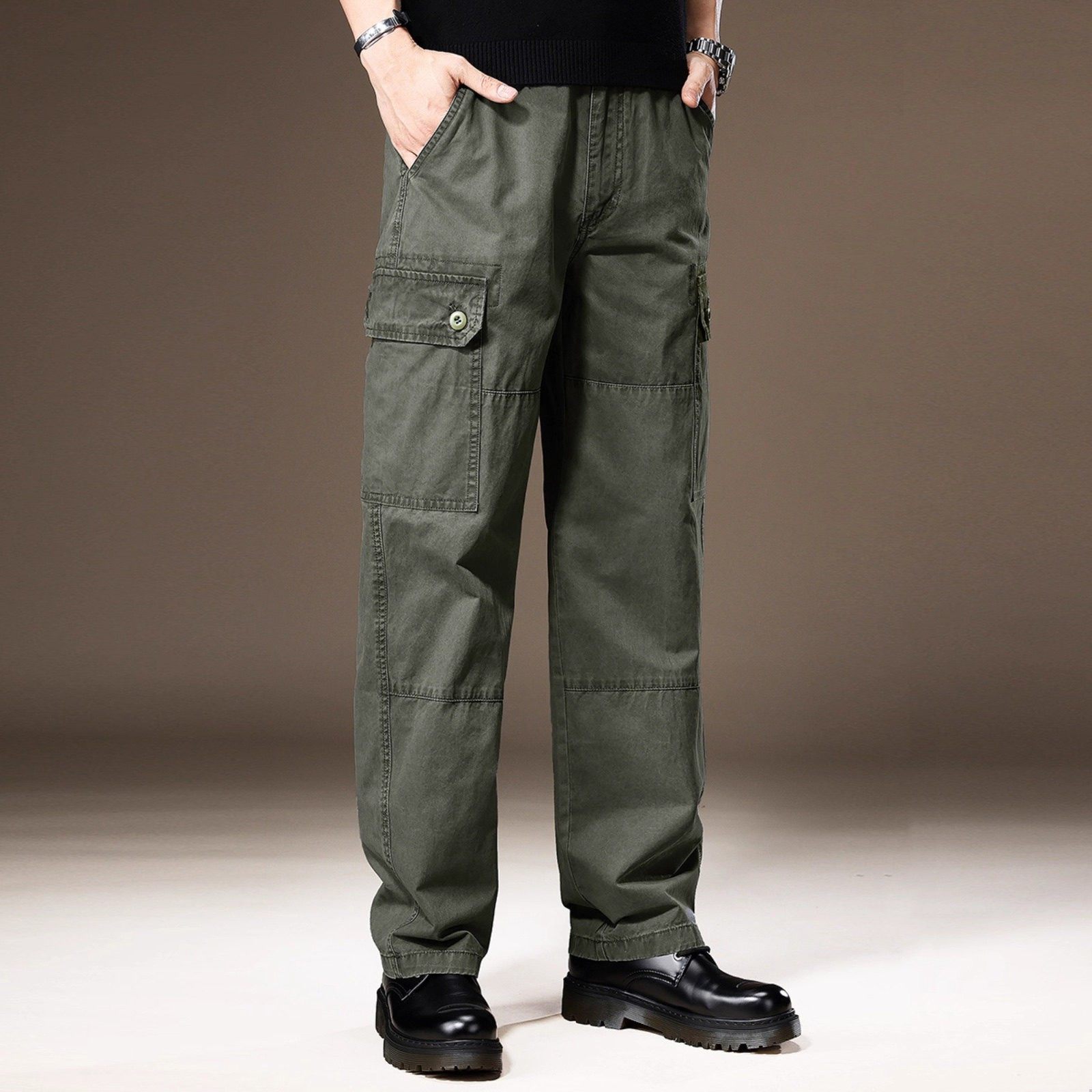 潮牌it Afternnaths复古做旧工装裤男新款直筒阔腿休闲秋冬季加绒,男装,大码下装,淘宝优惠券,粉丝福利购,淘宝优惠卷