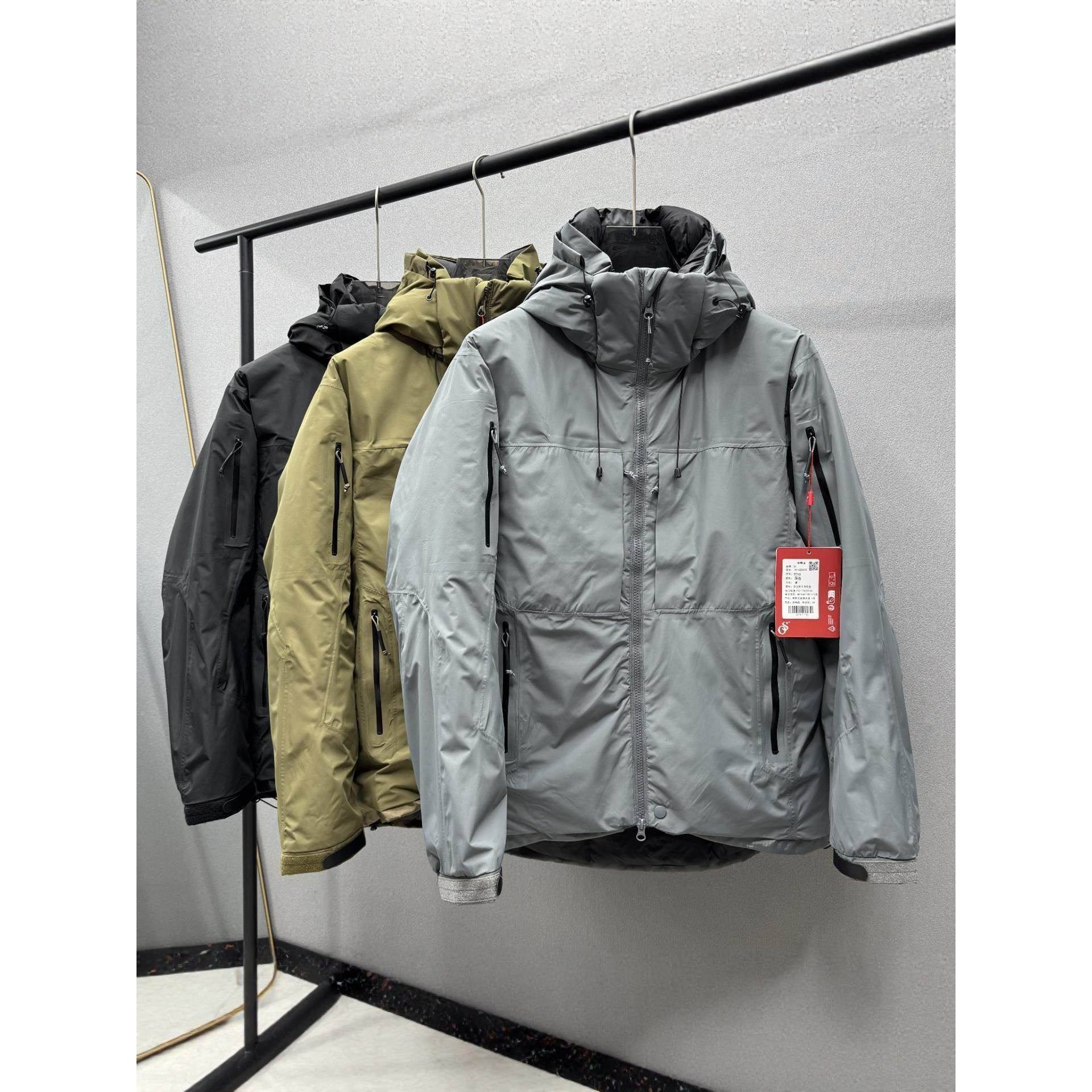 Ander Jurnal 90羽绒服男防风防雨全压胶硬壳级男女户外滑雪外套,男装,时尚防晒服,淘宝优惠券,粉丝福利购,淘宝优惠卷