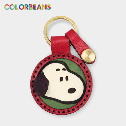 头层牛皮门禁卡airtag钥匙扣