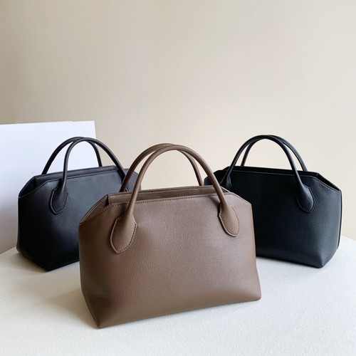 新款Terrasse Bauletto原厂皮进口小牛皮托特包手提包