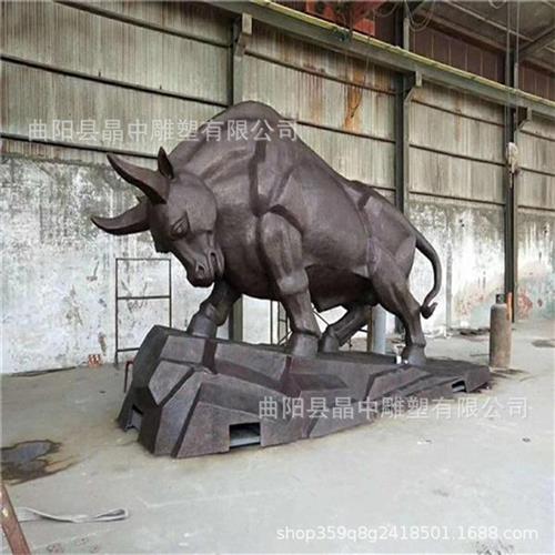 厂家定制纯铜雕牛垦荒牛铸铜华尔街牛锻铜奋斗牛公牛广场商业街