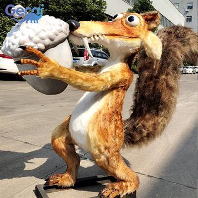 还原仿真动物模型景区园林公园户外展览室内装饰松鼠摆件厂家