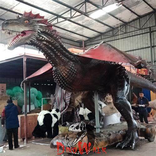 自贡大型机械恐龙雕塑仿真恐龙仿真飞龙仿真恐龙公司艺术展品模型