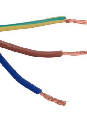 国标线RVV3*0.5/0.75/1.0/1.5/2.5平方 白色外皮护套线 3芯电缆线