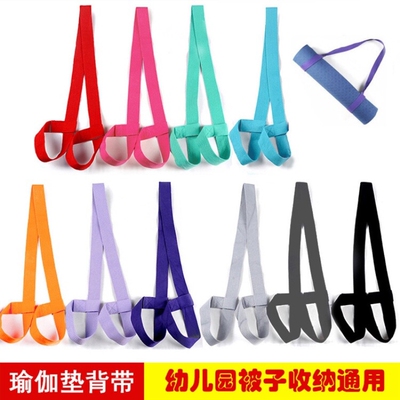 瑜伽垫捆绑带扎带瑜伽垫收纳绳子背带松紧带便携固定捆绳束绳结实