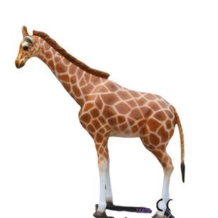 大型仿真动物长颈鹿雕塑户外花园林小区景观草坪装 饰品摆件玩具