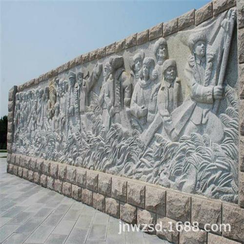 别墅大门屏风墙图片大全商场砂岩壁画价格庭院石刻屏风生产厂家