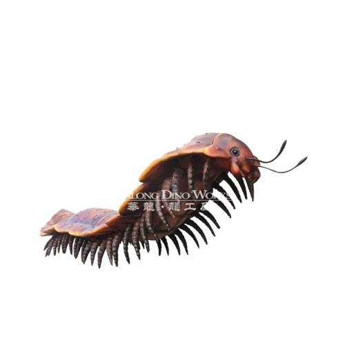 仿真昆虫模型制作年工厂仿真机械电动大蜈蚣机模厂家景区公园
