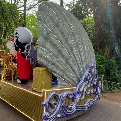 主题公园巡游花车杂耍表演巡游彩车商业活动展览车多功能花车