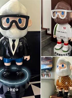 famerbob招财猫雕塑门店开业家居客厅现代装饰落地大摆件网红手办