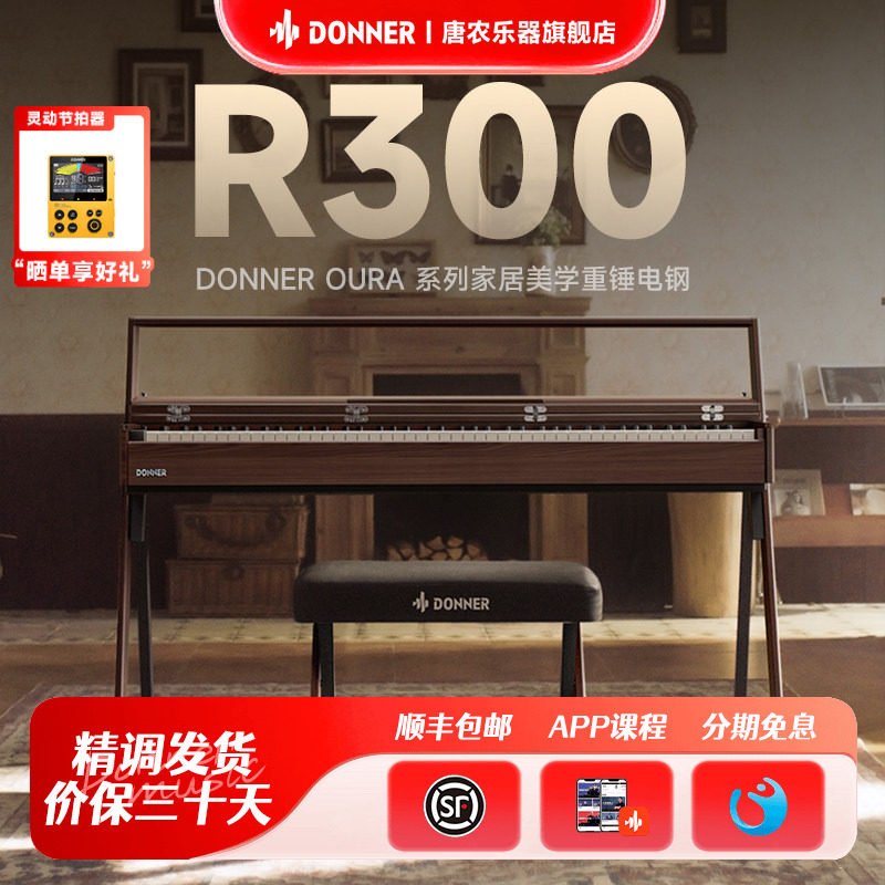 唐农（DONNER）OURA R/S300 系列电钢琴电子琴进阶专业重锤88键
