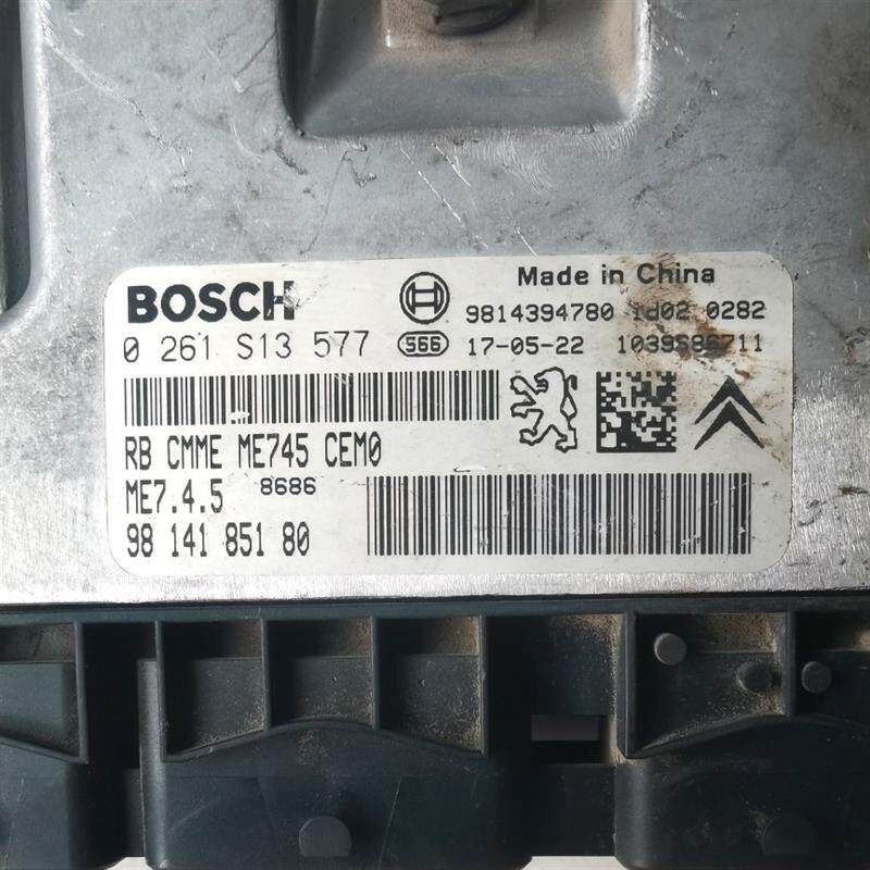 标致307世嘉爱丽舍发动机电脑板ECU控制器 0261S13577 9814185180
