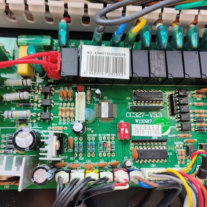 光腾热泵单系统主板GT4512,CC327N-V3.2显示屏GT4538