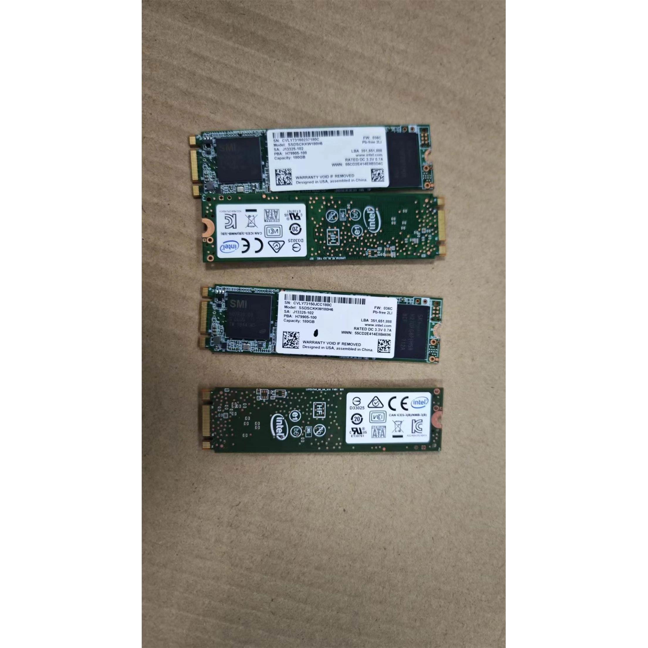 SSDSCKKW180H6固态硬盘128G/M2/sata3/Intel固态180G/2280