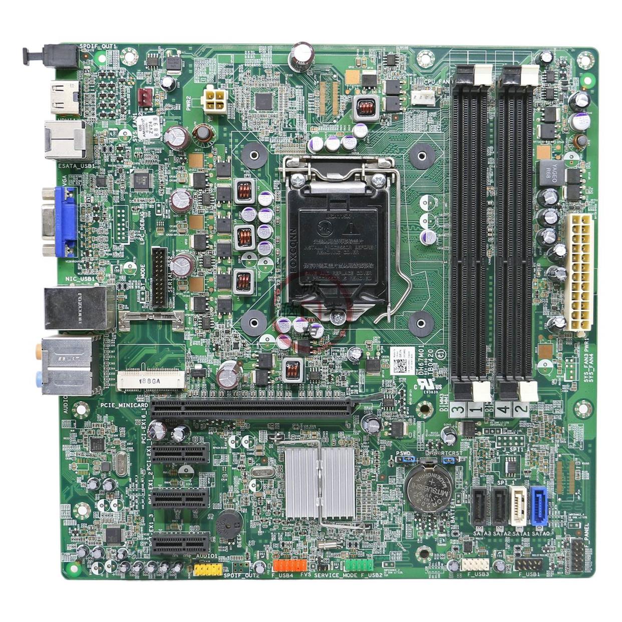 原装戴尔DELL XPS 8300台式机主板 Y2MRG DH67M01 TB0420 HWY8Y