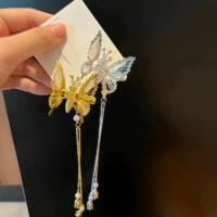 Заколка для волос с кисточками, челка, шпильки для волос, заколка-крабик, аксессуар для волос, популярно в интернете, 2021 года