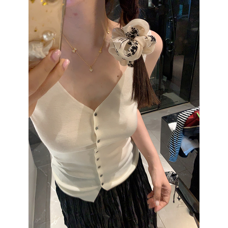 【5折】theWangs叠穿利器 凉感显瘦吊带篙级简约内搭打底背心女夏
