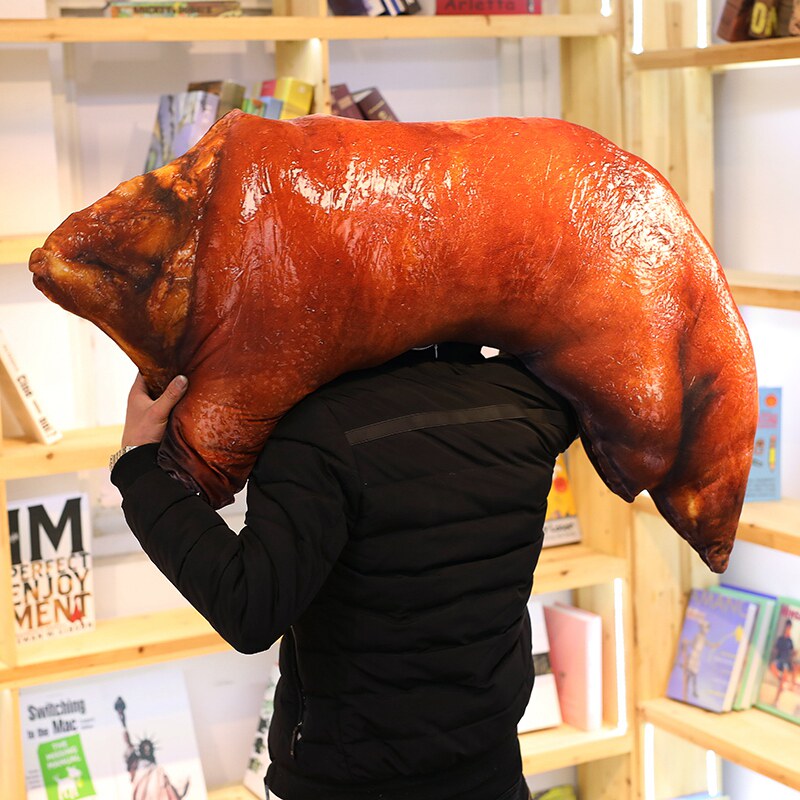 搞怪食物仿真猪蹄靠垫卡通抱枕