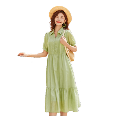 优美世界a字莱赛尔连衣裙