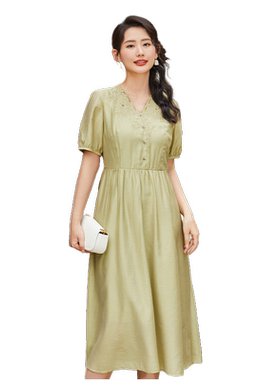 优美世界a字礼服连衣裙