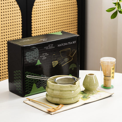 竹茶筅宋代点茶具套装 日式抹茶刷烘焙搅拌刷 茶筅立抹茶碗百本立
