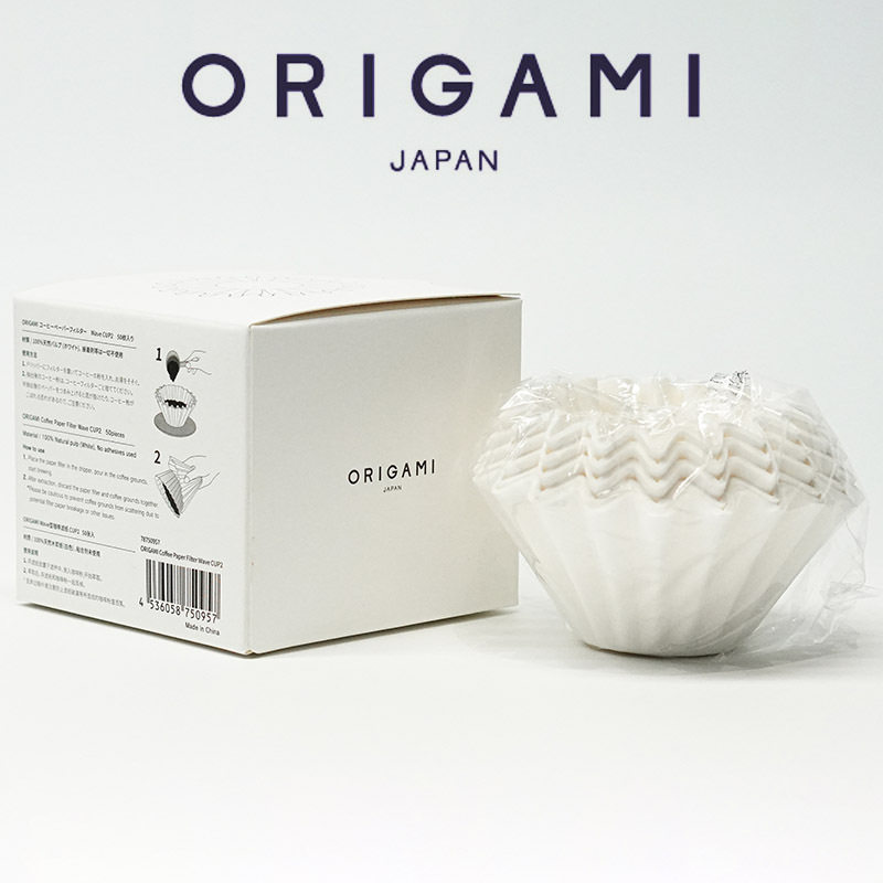 ORIGAMI蛋糕滤纸折纸滤杯55/85 手冲咖啡V60过滤纸组合装 - 实物图