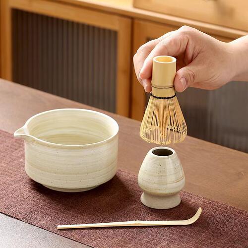 陶瓷抹茶碗日式抹茶用茶具套装茶筅竹子抹茶刷百本立宋代点茶整套