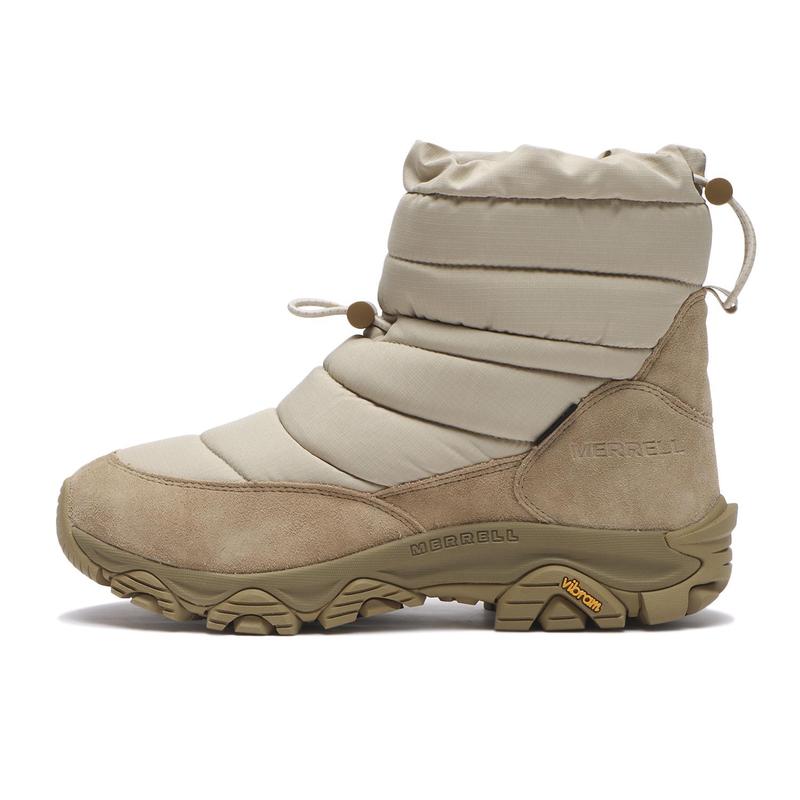 代购Merrell迈乐男士雪地靴防水保暖防滑户外靴高筒套脚冬季靴
