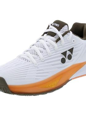 代购代购YONEX尤尼克斯女士网球鞋防滑缓震透气轻量白色橙色