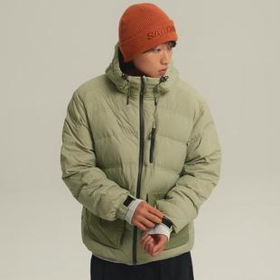 代购SALOMON萨洛蒙男士羽绒服保暖轻量防风保暖外套连帽中长款