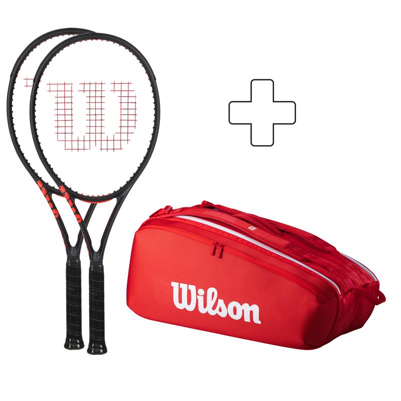 Wilson威尔胜网球拍便携收纳多隔层设计专业保护防刮耐磨